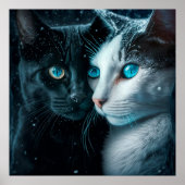 Poster 2 chat (Devant)