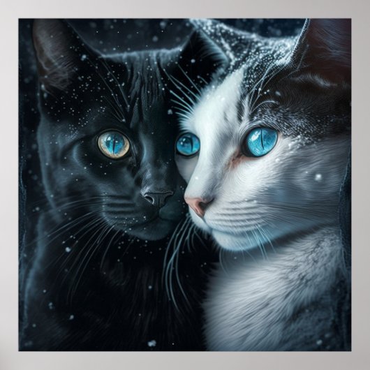 Poster 2 chat (Devant)