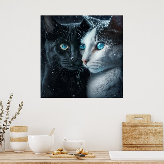 Poster 2 chat (Cuisine)