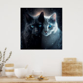 Poster 2 chat (Cuisine)