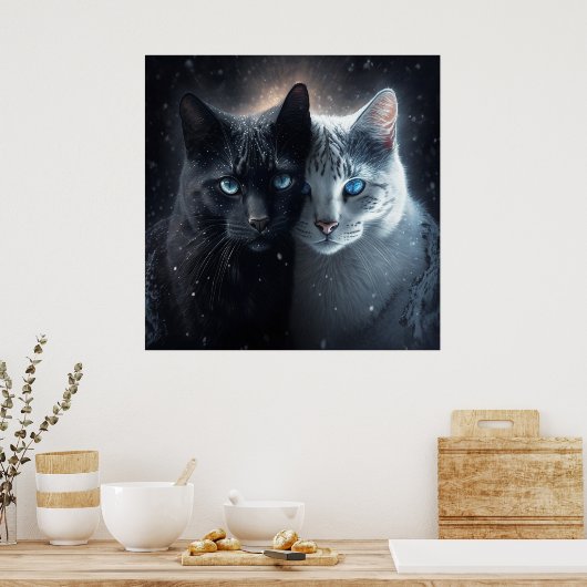 Poster 2 chat (Cuisine)