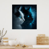 Poster 2 chat (Cuisine)