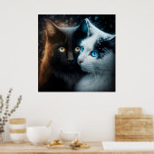 Poster 2 chat (Cuisine)