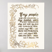 Poster 2 Chroniques 7:14 Si Mon Peuple Priait (Devant)