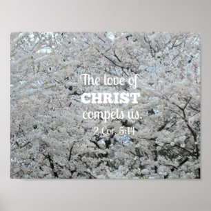 Poster 2 Cor. 5:14 L'amour du Christ nous oblige.