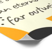 Poster 2 Corinthiens 4:17 Gloire éternelle (Coin)