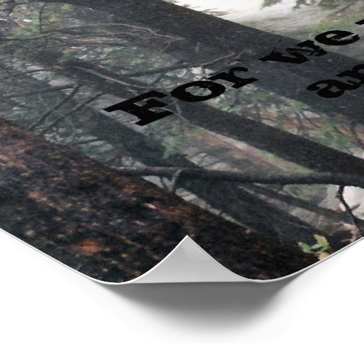 Poster 2 Corinthiens 5:7 (Coin)