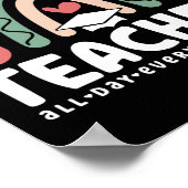 Poster 2- Drôle mode enseignant cadeau d'enseignement pou (Coin)