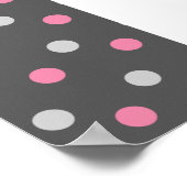 Poster 2 Eléphants roses Baby shower Sprinkel Party banni (Coin)