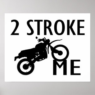 Poster 2 frottez-moi vélo de saleté