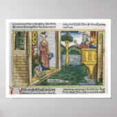 Poster 2 Samuel 11 1-5 David voit Bathsheba bain, de (Devant)