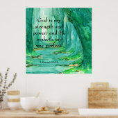 Poster 2 Samuel 22:33 (Cuisine)