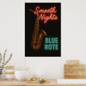 Poster 2 Smooth Nights à Blue Note, Vintage (Cuisine)
