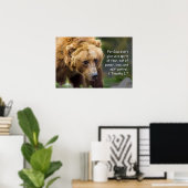 Poster 2 Timothée 1:7 (Bureau à domicile)