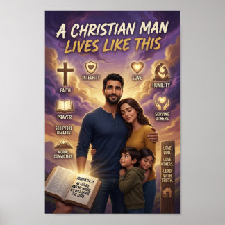 Poster #2 Un homme chrétien vit comme ça