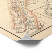 Poster 2d Corps AN Va, camps, piquets, routes (Coin)