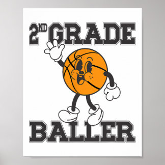 Poster 2e année Ller Sketll Ck To School - Enfants Sports