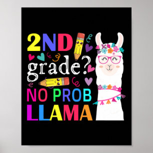 Poster 2e année No Prob-llama Enseignant Premier jour