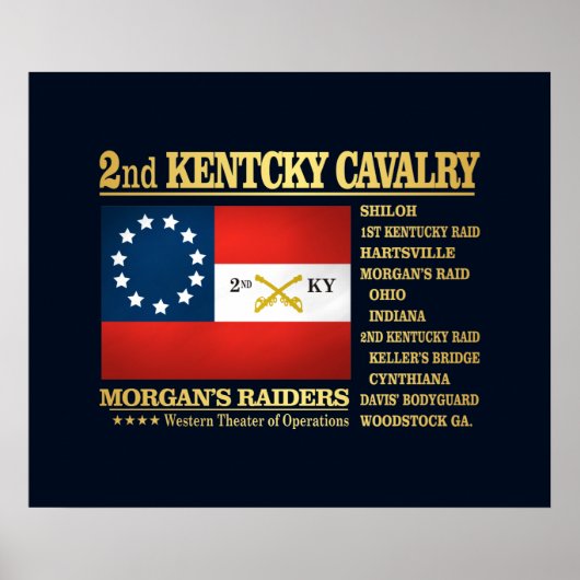 Poster 2e cavalerie du Kentucky (BA2) (Devant)