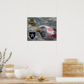 Poster 2e Division d'infanterie Ancien combattant de comb (Cuisine)