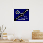 Poster 2e division d'infanterie "Indianhead Division" (Cuisine)