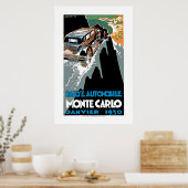 Poster 2e Grand Prix Automobile de Monte Carlo (Cuisine)