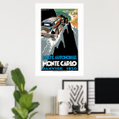Poster 2e Grand Prix Automobile de Monte Carlo (Bureau à domicile)
