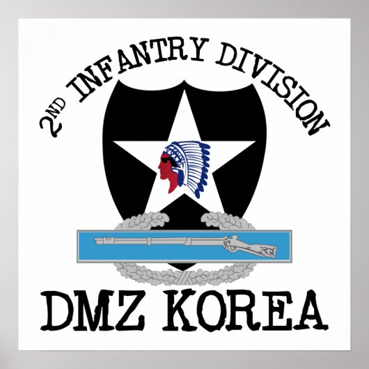 Poster 2e ID Corée DMZ Vet avec CIB (Devant)