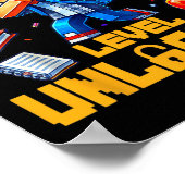 Poster 2e niveau déverrouillé Dabbing Boys Gamer Ck To (Coin)