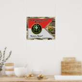 Poster 2e Régiment de cavalerie blindée "toujours prêt" (Cuisine)