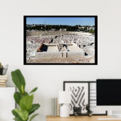 Poster 2ème Beis HaMikdash (Temple Saint à Jérusalem) (Bureau à domicile)