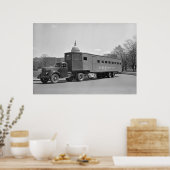 Poster 2ÈME GUERRE MONDIALE Bus Trailer, 1942 (Cuisine)