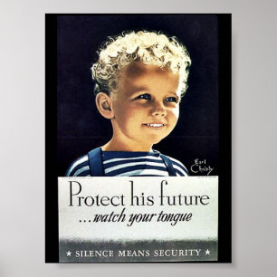 Poster 2ème guerre mondiale Careless19