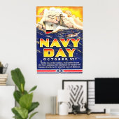 Poster 2ÈME GUERRE MONDIALE de l'affiche de la Journée de (Bureau à domicile)