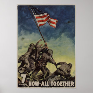 Poster 2ÈME GUERRE MONDIALE maintenant tous ensemble