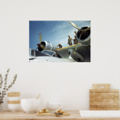 Poster 2ÈME GUERRE MONDIALE Naval Aviation (Cuisine)