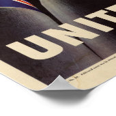 Poster 2ÈME GUERRE MONDIALE Unis Nous sommes forts (Coin)