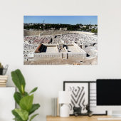 Poster 2nd Beis HaMikdash (Holy Temple in Yerusalem) (Bureau à domicile)