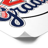 Poster 2nd Grade Baseball Back To School Baseball Player  (Coin)