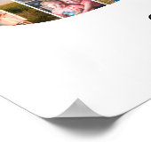 Poster 30 ans de mariage photo Collage Anniversaire Maria (Coin)