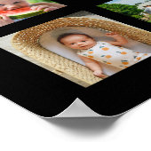 Poster 30 ans mariage anniversaire photo collage modifiab (Coin)