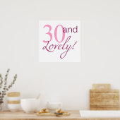 Poster 30 et beaux cadeaux d'anniversaire (Cuisine)