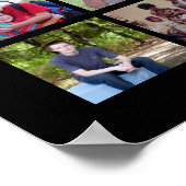 Poster 30 Grille de collage photo - 2 Zones de texte - no (Coin)