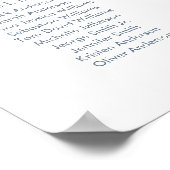 Poster 30 Tableaux Notre Carte De Sièges Pour Les Gens Pr (Coin)