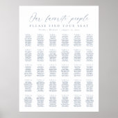 Poster 30 Tableaux Notre Carte De Sièges Pour Les Gens Pr (Devant)