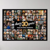 Poster 30e anniversaire Black Gold 100 Photo Collage (Devant)