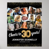 Poster 30e anniversaire Black Gold Photo Party (Devant)