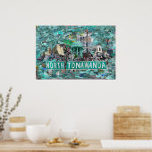 Poster 30x20 Print - The Streets of North Tonawanda NY  (Cuisine)