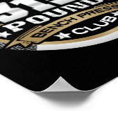 Poster 315 Pound Bench Press Club For Powerlifter Weightl (Coin)