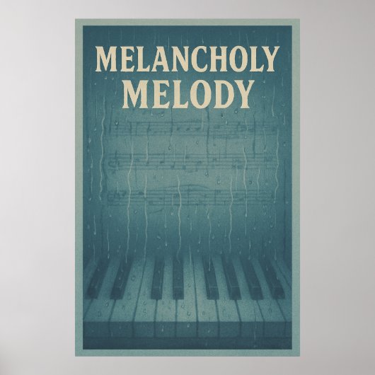 Poster 31, Melancholie,  (Voorkant)